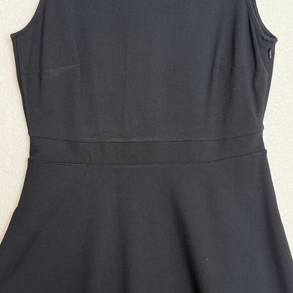 Lands End Sleeveless Fit & Flare Midi Dress Sz 8 Academia Witchcore Jumper Style - Picture 7 of 13